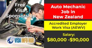 Auto Mechanic Job in New Zealand